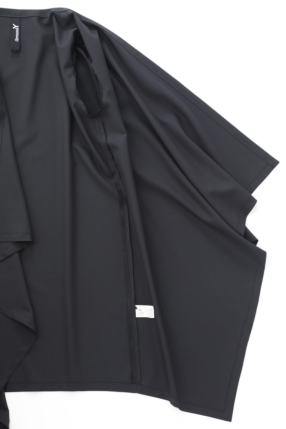 ロング丈ドレープジャケット