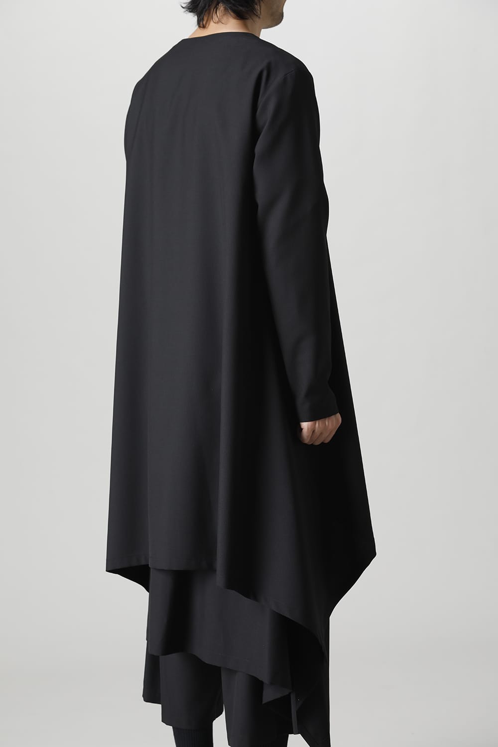 ロング丈ドレープジャケット