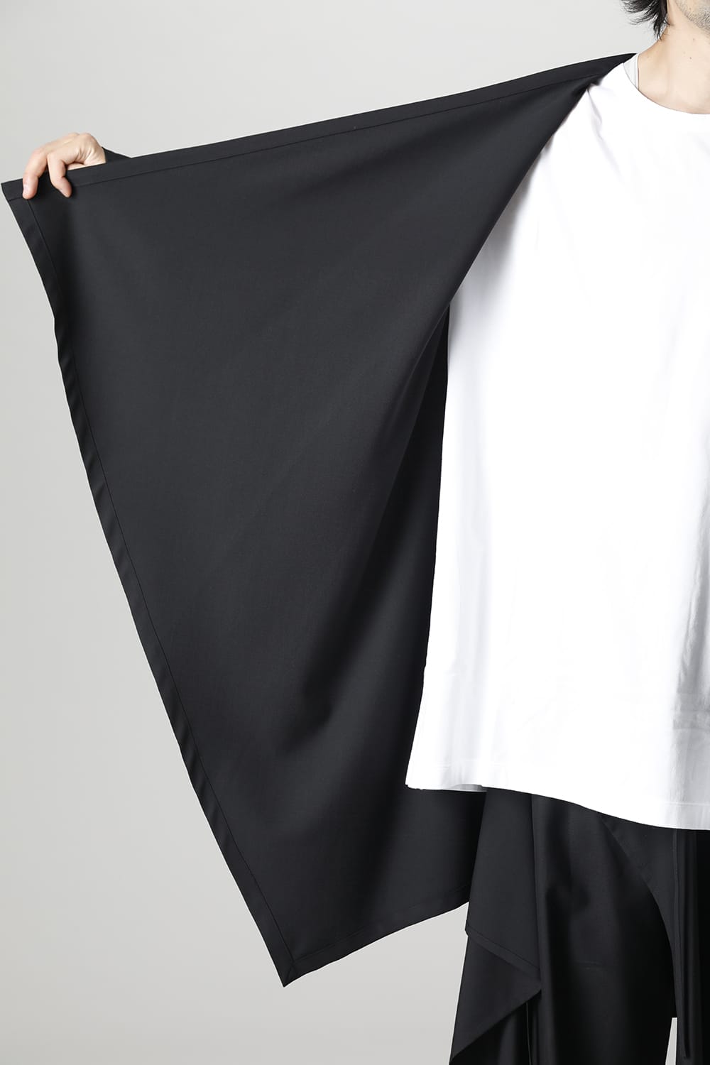 ロング丈ドレープジャケット