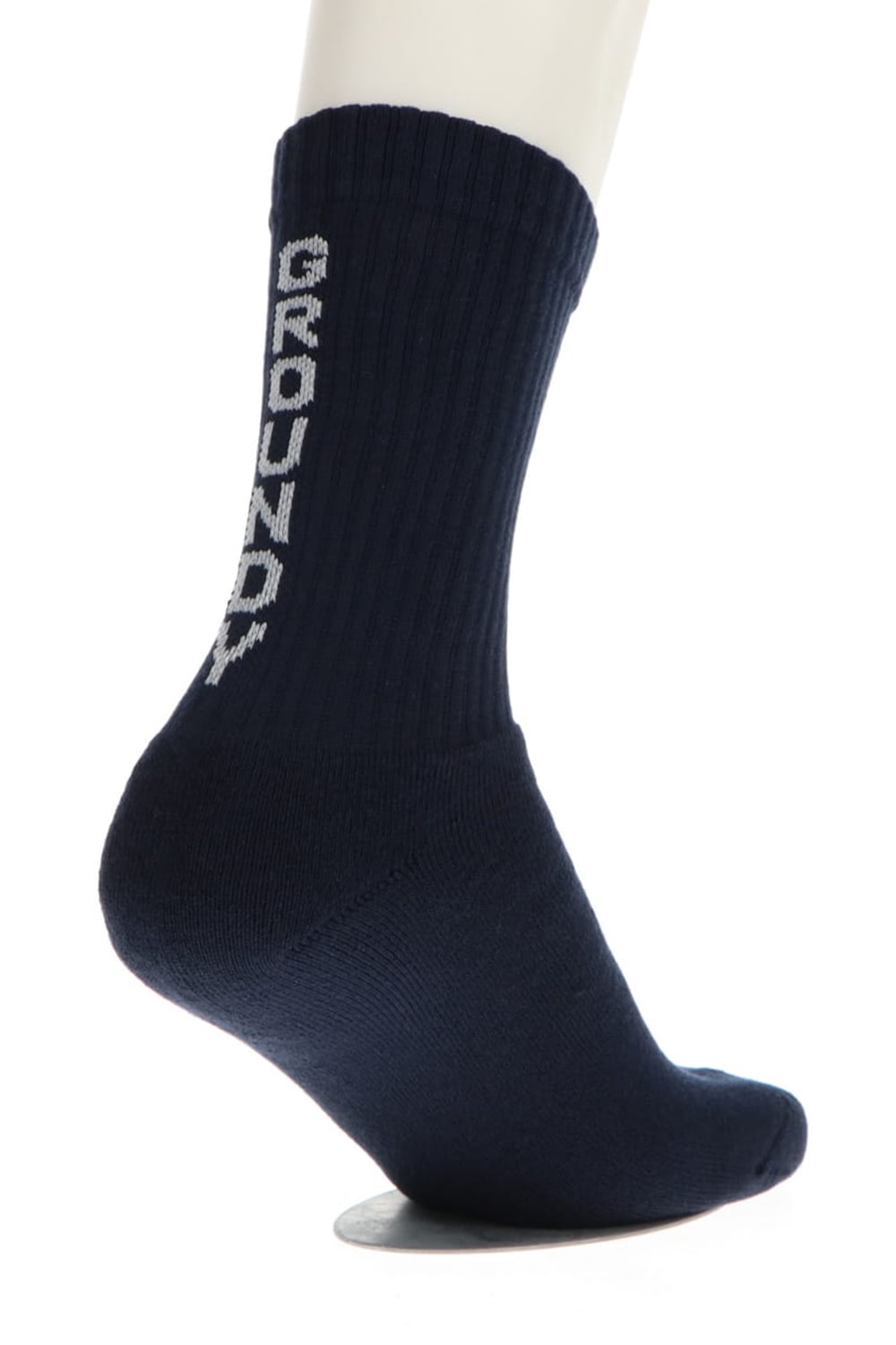 2pac GY logo socks Navy・White / Black・White