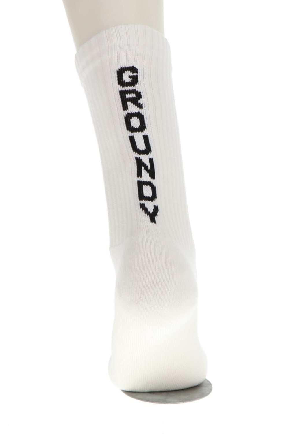 2pac GY logo socks White / Black・Black / Red