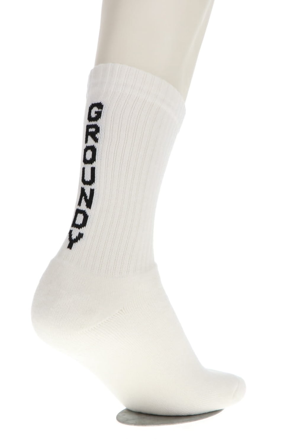 2pac GY logo socks White / Black・Black / Red