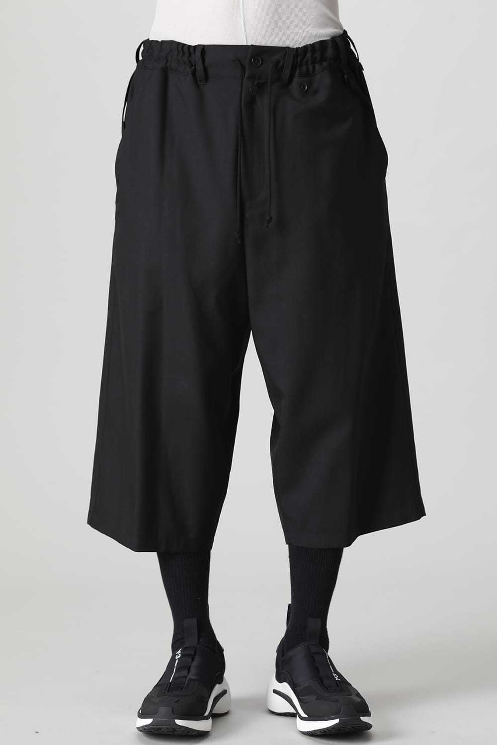 Detachable skirt pants