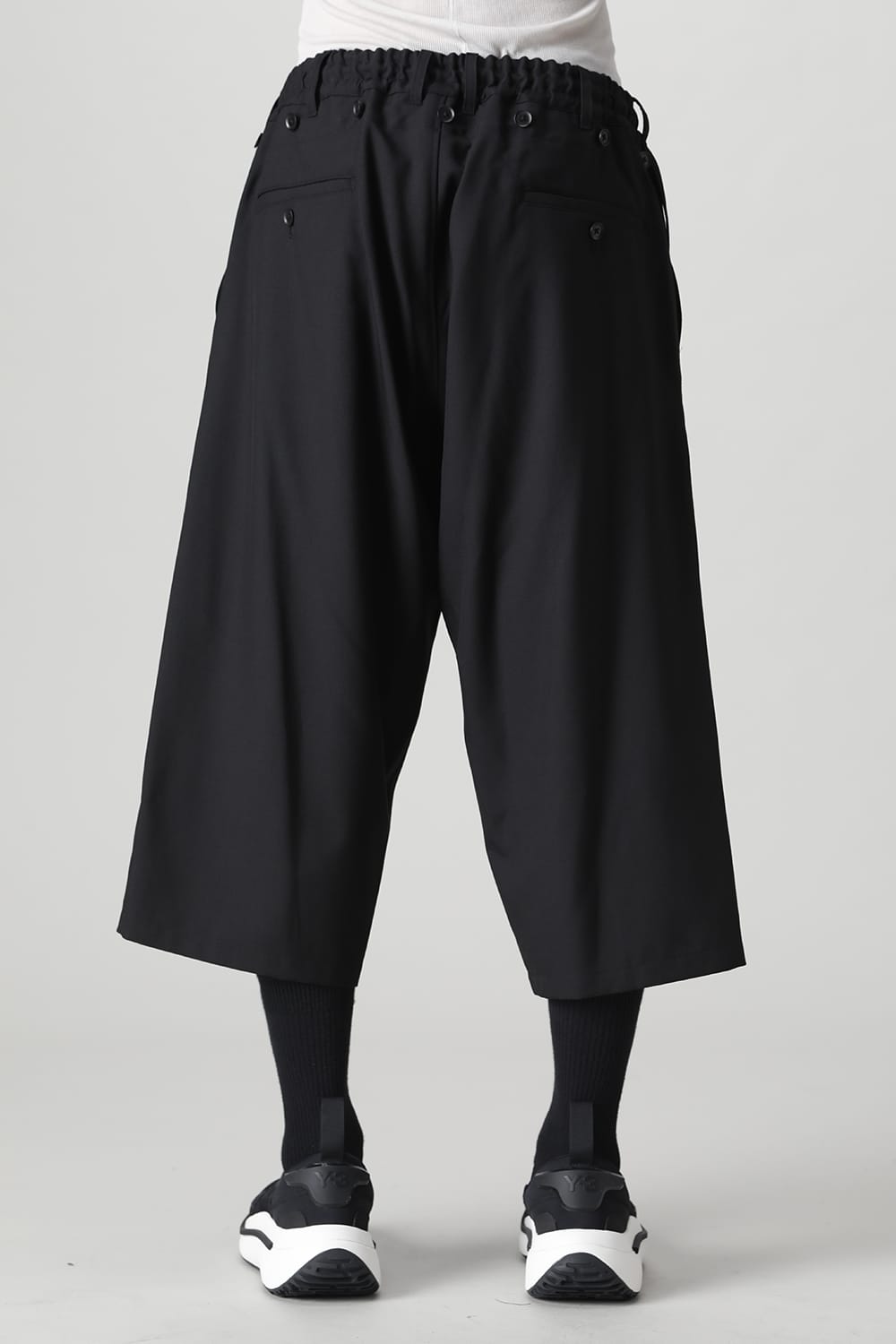 Detachable skirt pants
