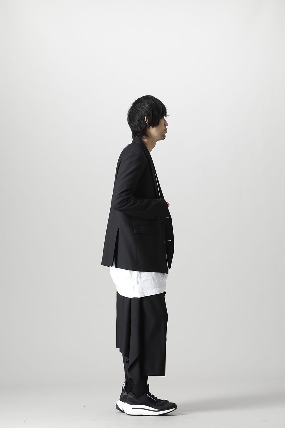 Detachable skirt pants