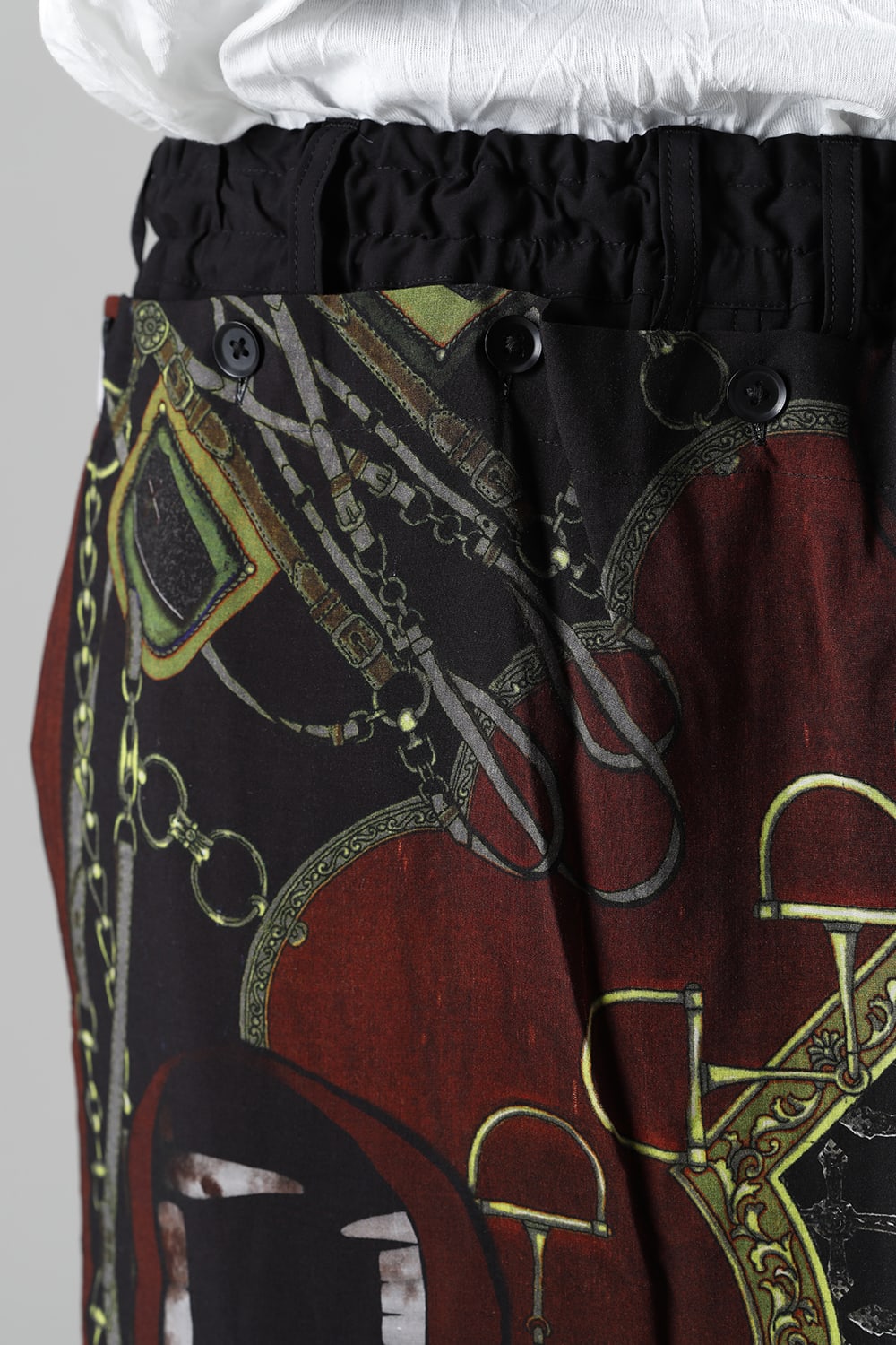 Detachable skirt pants