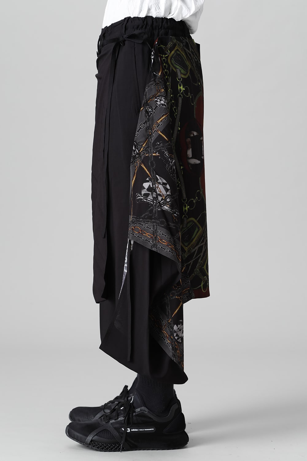 Detachable skirt pants