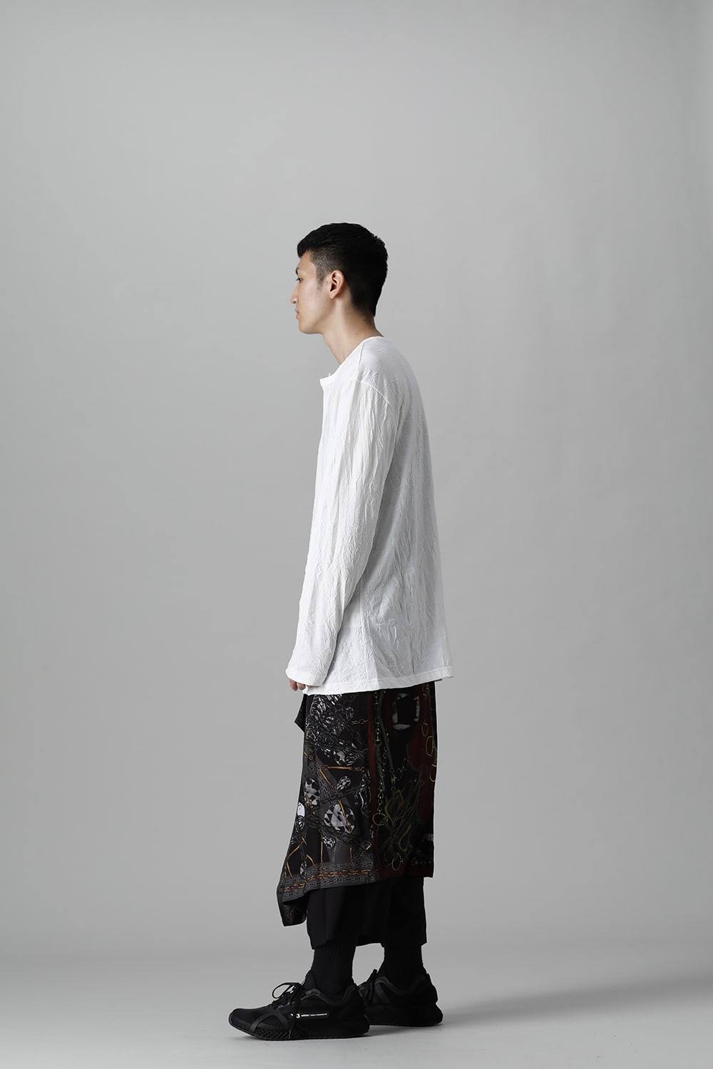 Detachable skirt pants