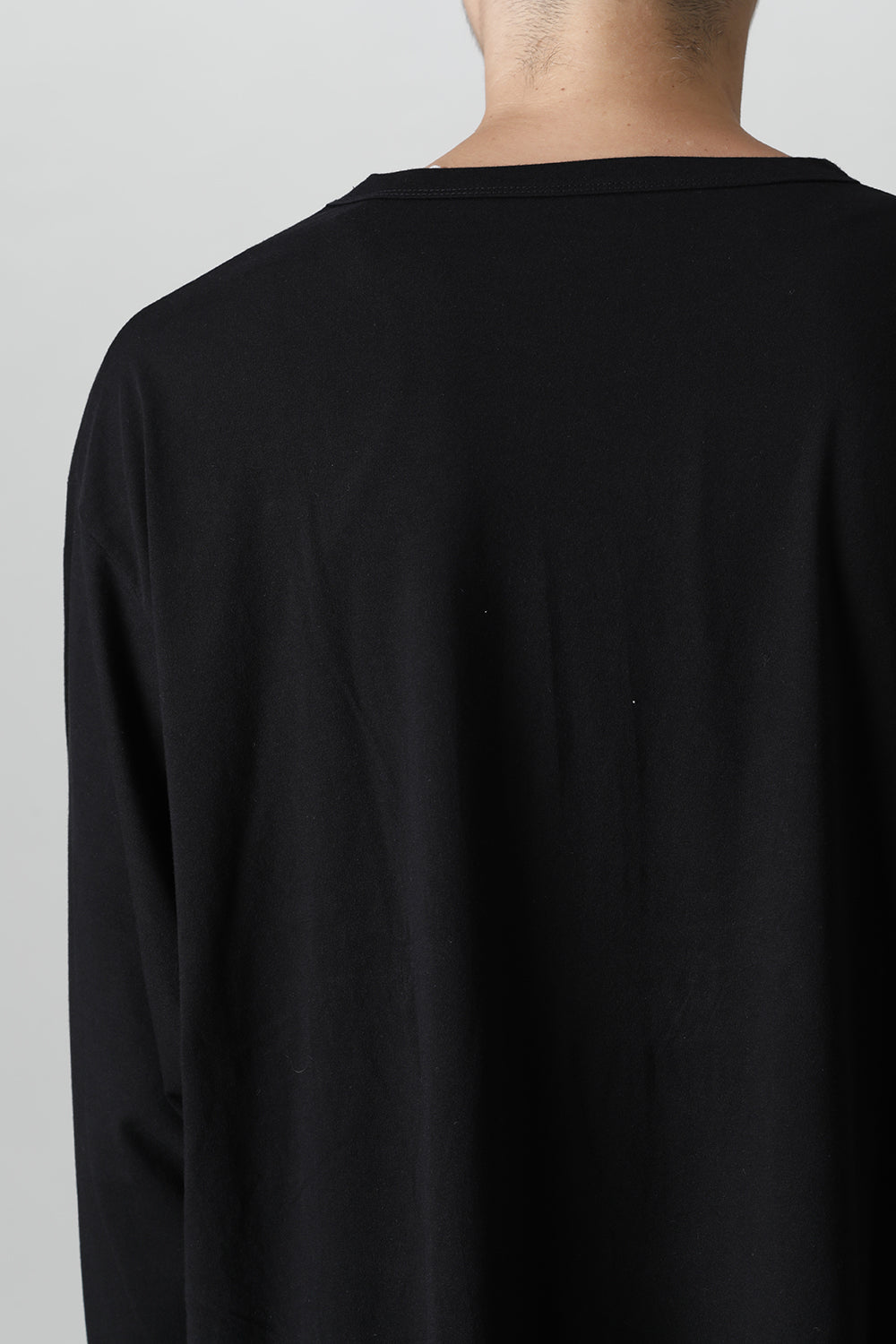 Jumbo round long sleeve Black
