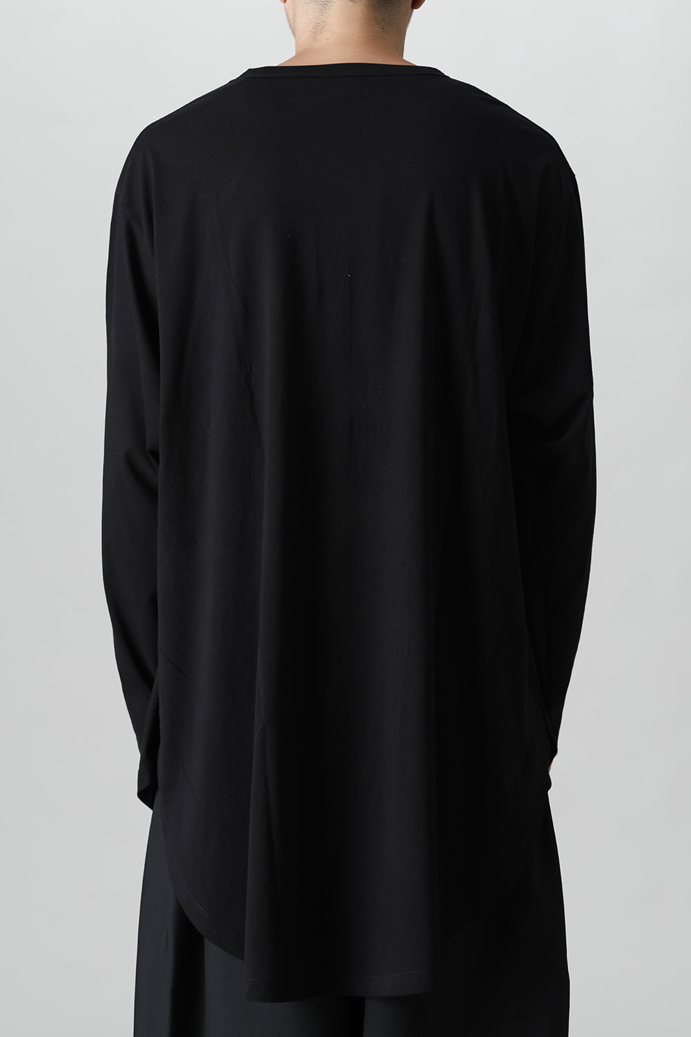 Jumbo round long sleeve Black