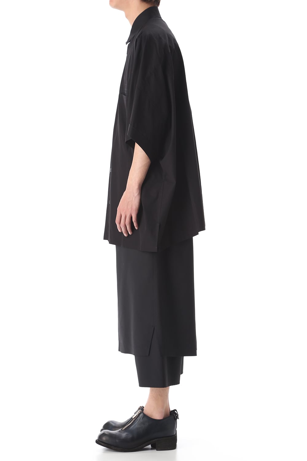 ドルマン ビッグ ショート シャツ Black