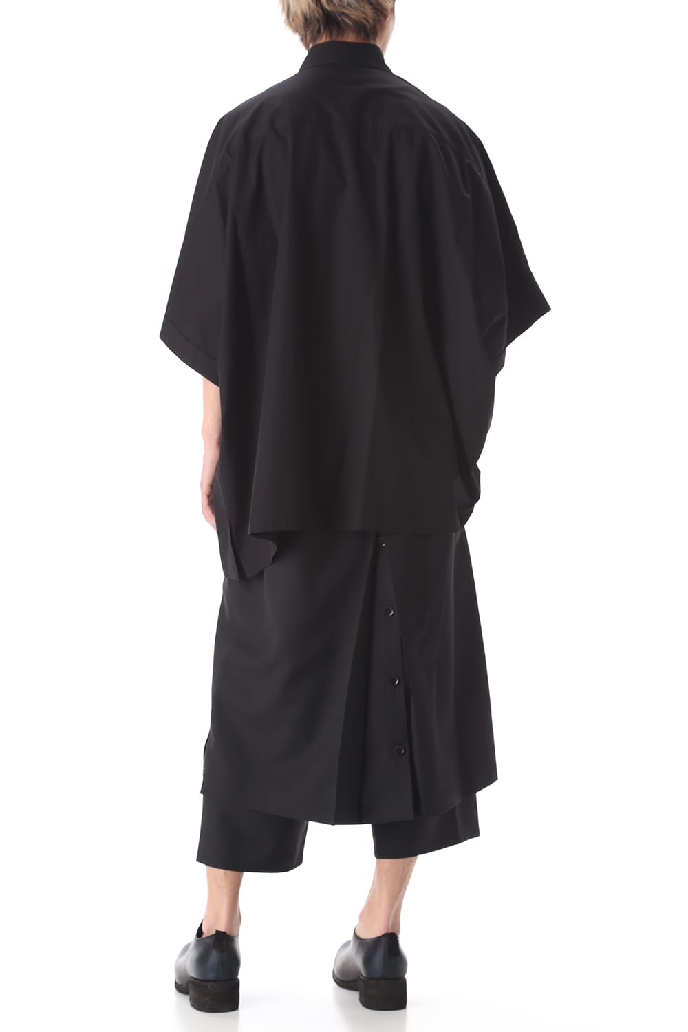 ドルマン ビッグ ショート シャツ Black