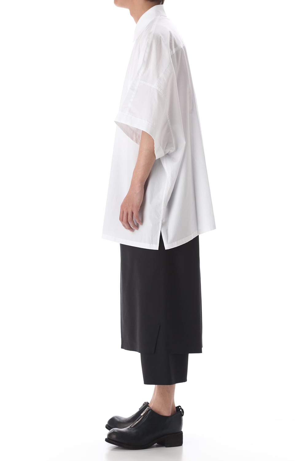 ドルマン ビッグ ショート シャツ White