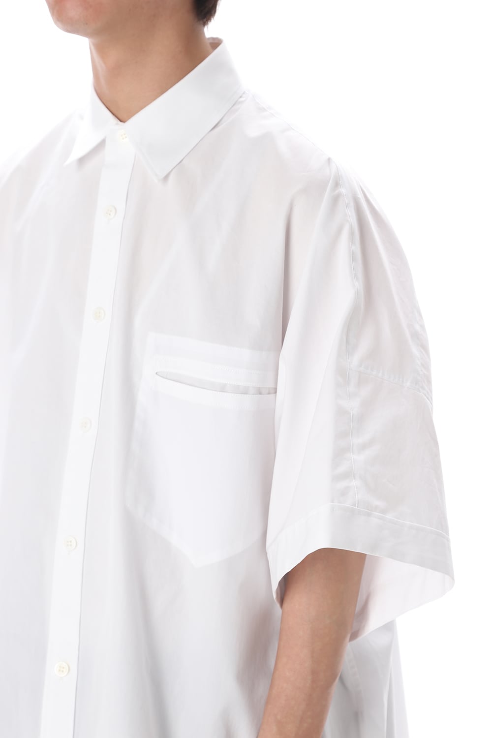 ドルマン ビッグ ショート シャツ White