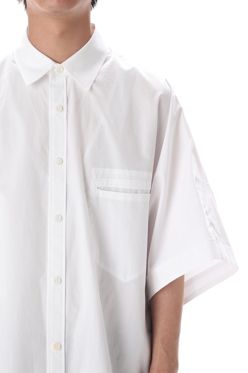 ドルマン ビッグ ショート シャツ White