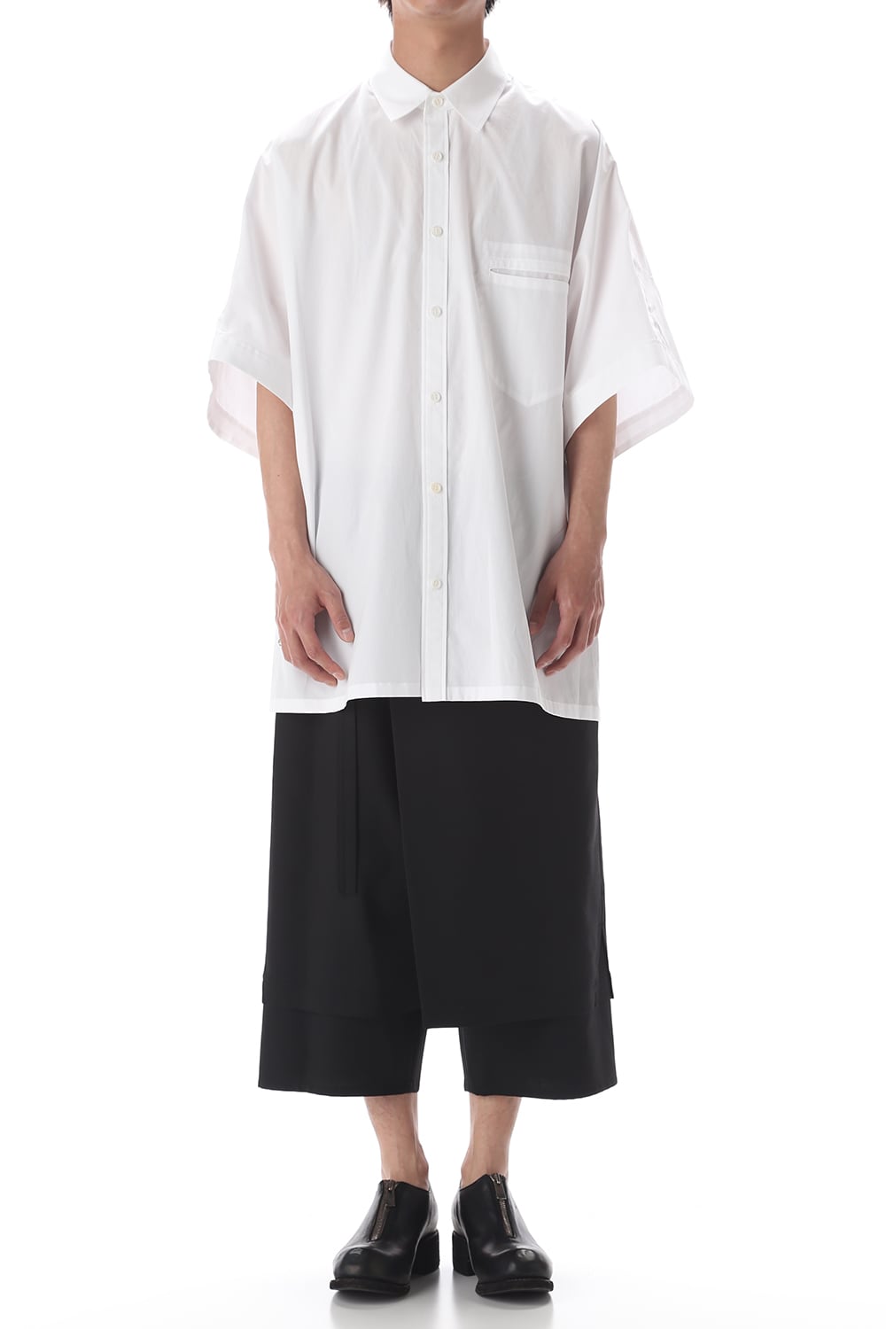 ドルマン ビッグ ショート シャツ White