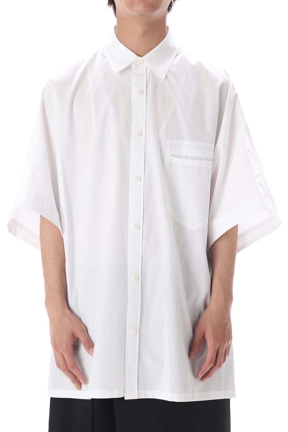 ドルマン ビッグ ショート シャツ White