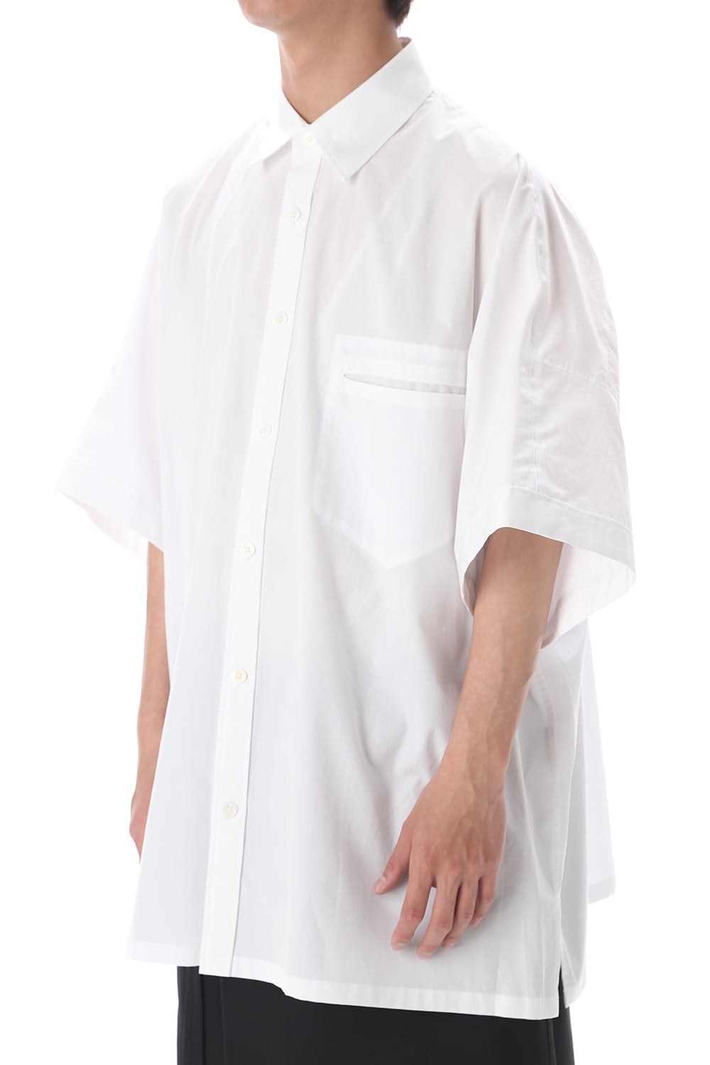 ドルマン ビッグ ショート シャツ White