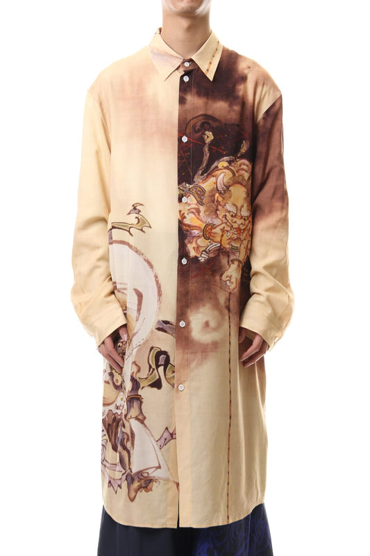 「風神雷神図」(双福) Long Shirt
