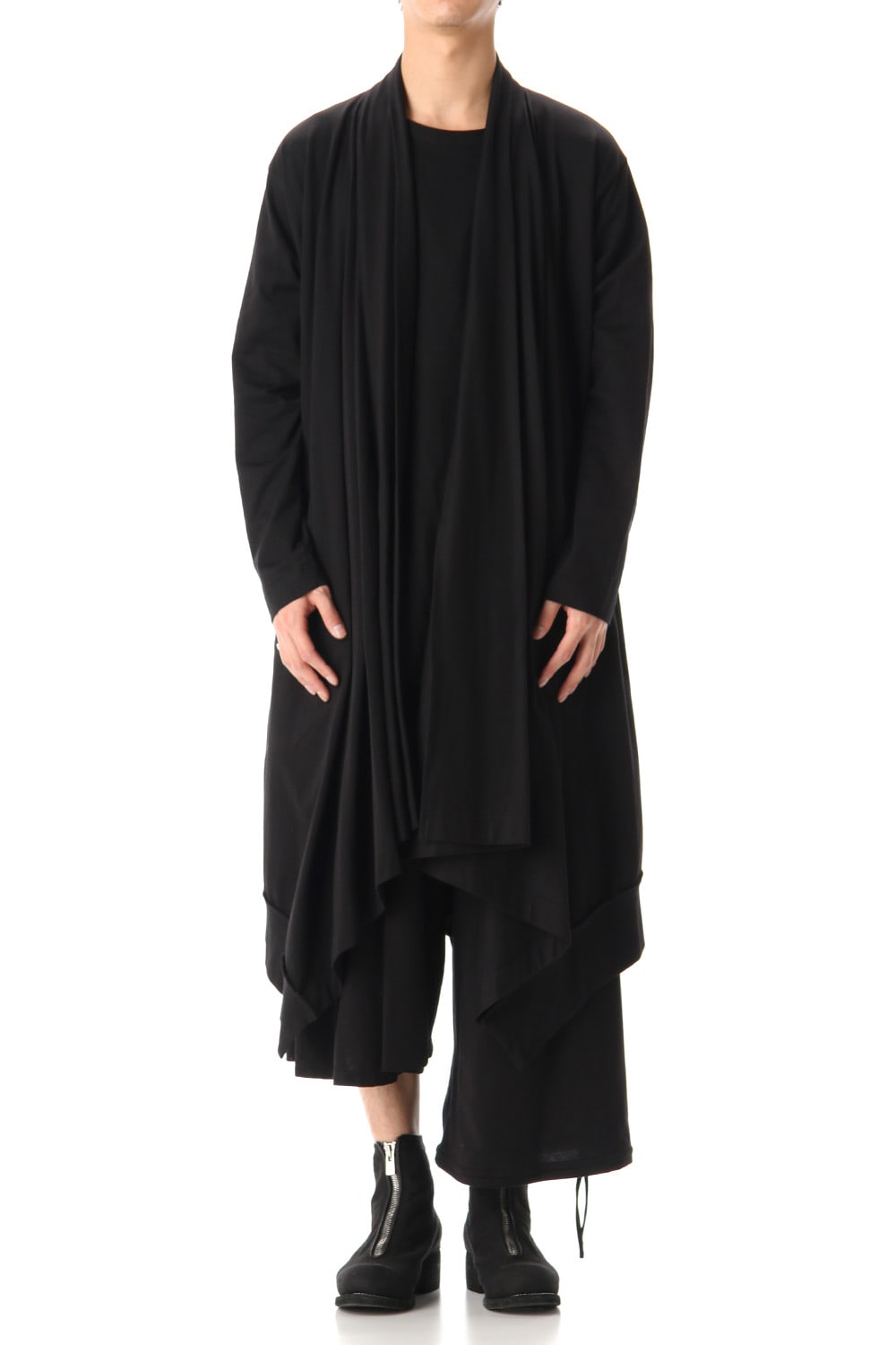 Drape Cardigan Black
