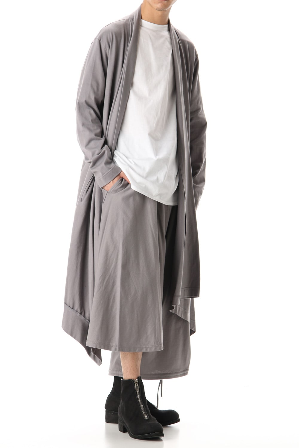 Drape Cardigan Gray