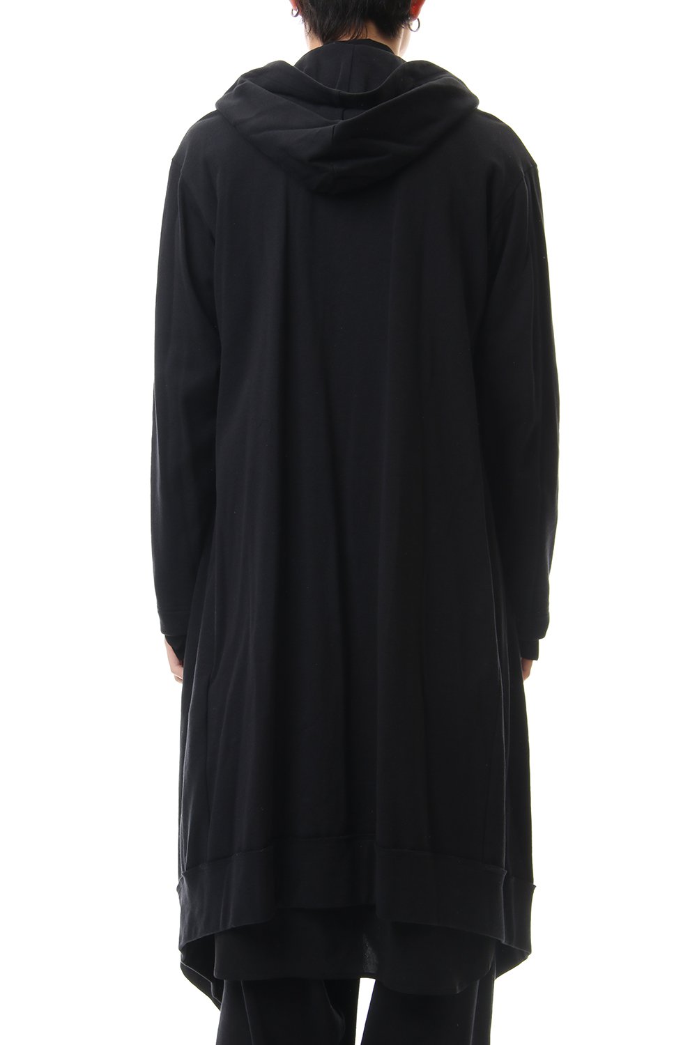 ドレープ フード カーディガン