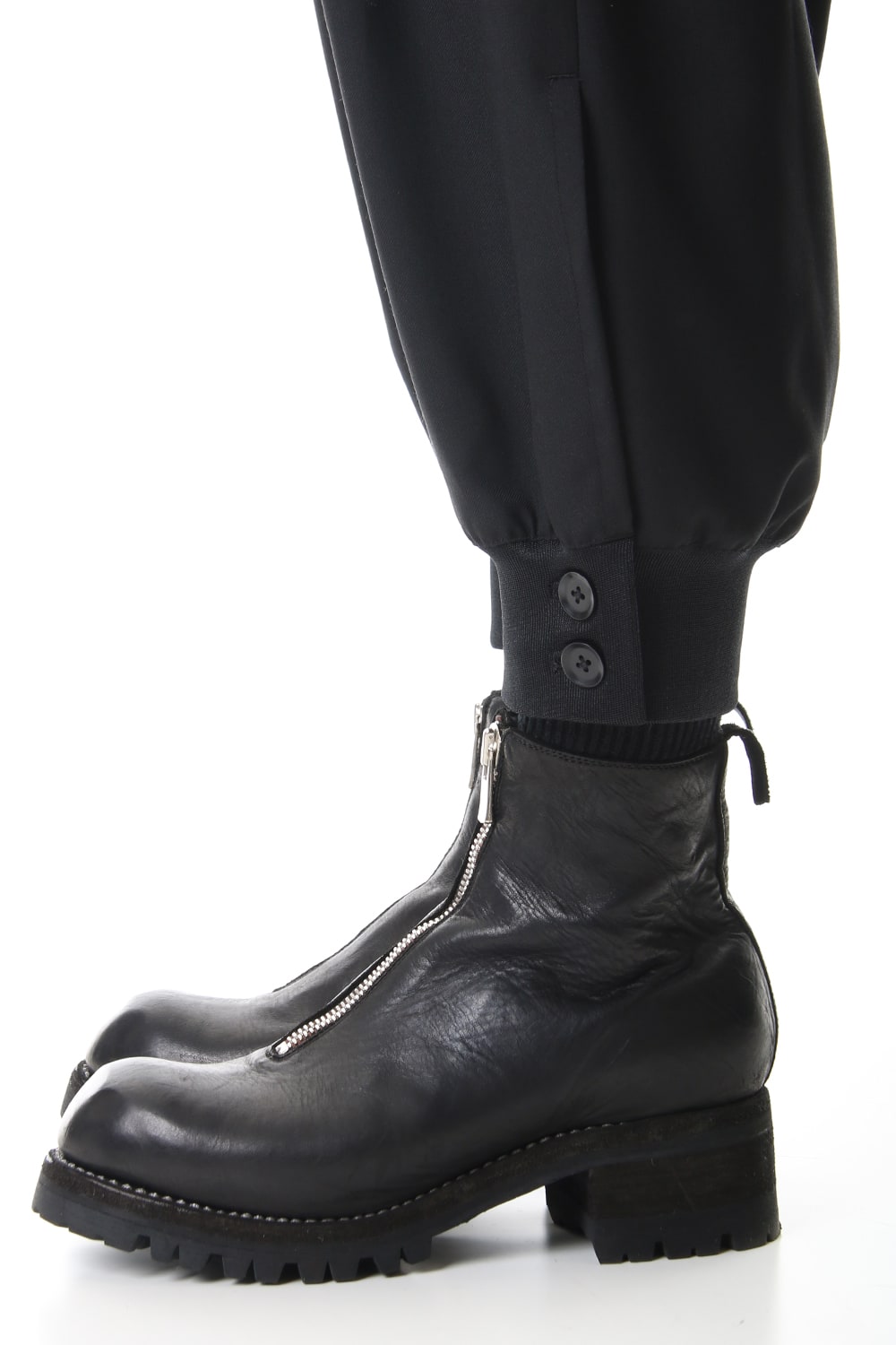 Hem Rib Balloon Pants