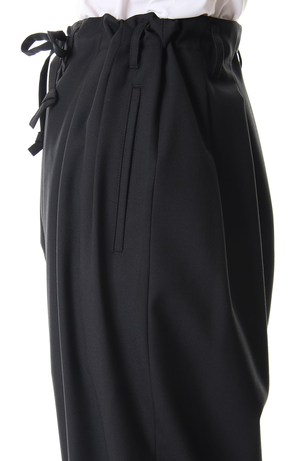 Hem Rib Balloon Pants