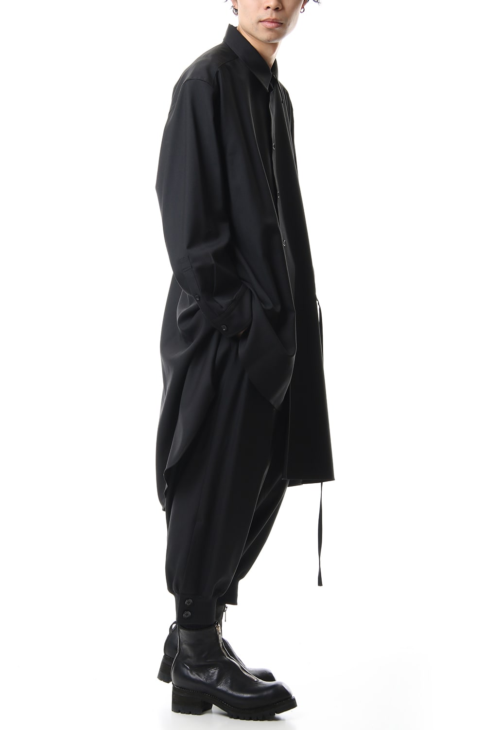 Hem Rib Balloon Pants