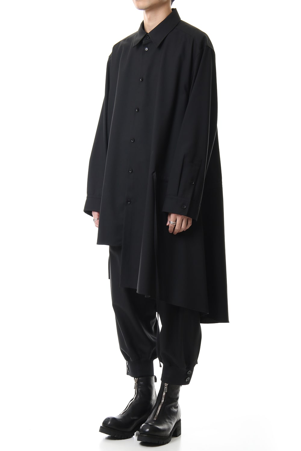 Hem Rib Balloon Pants