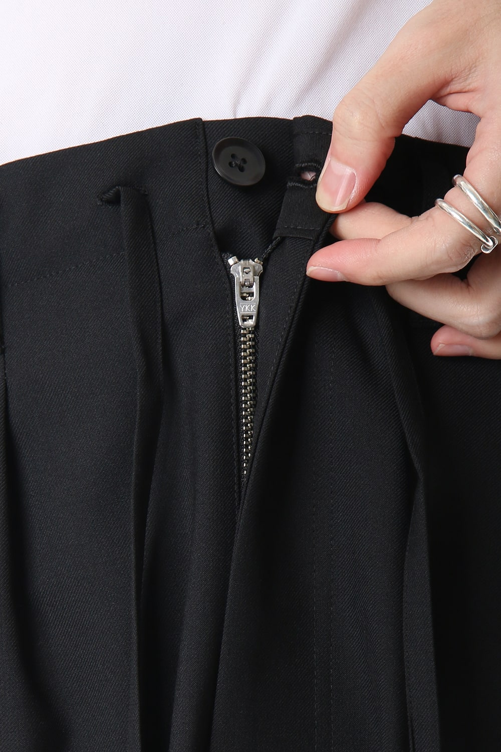 Hem Rib Balloon Pants