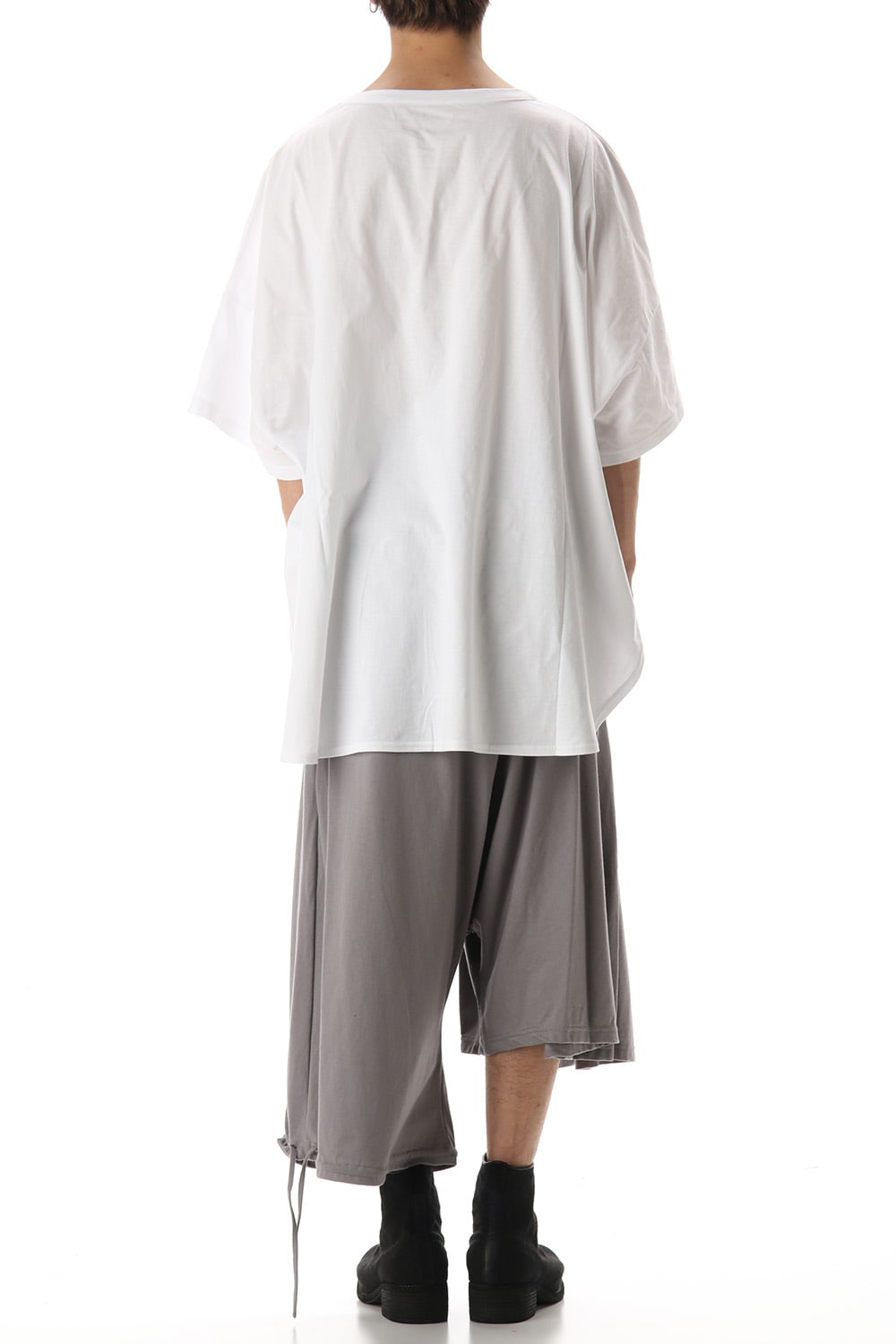 Asymmetry Balloon Pants Gray