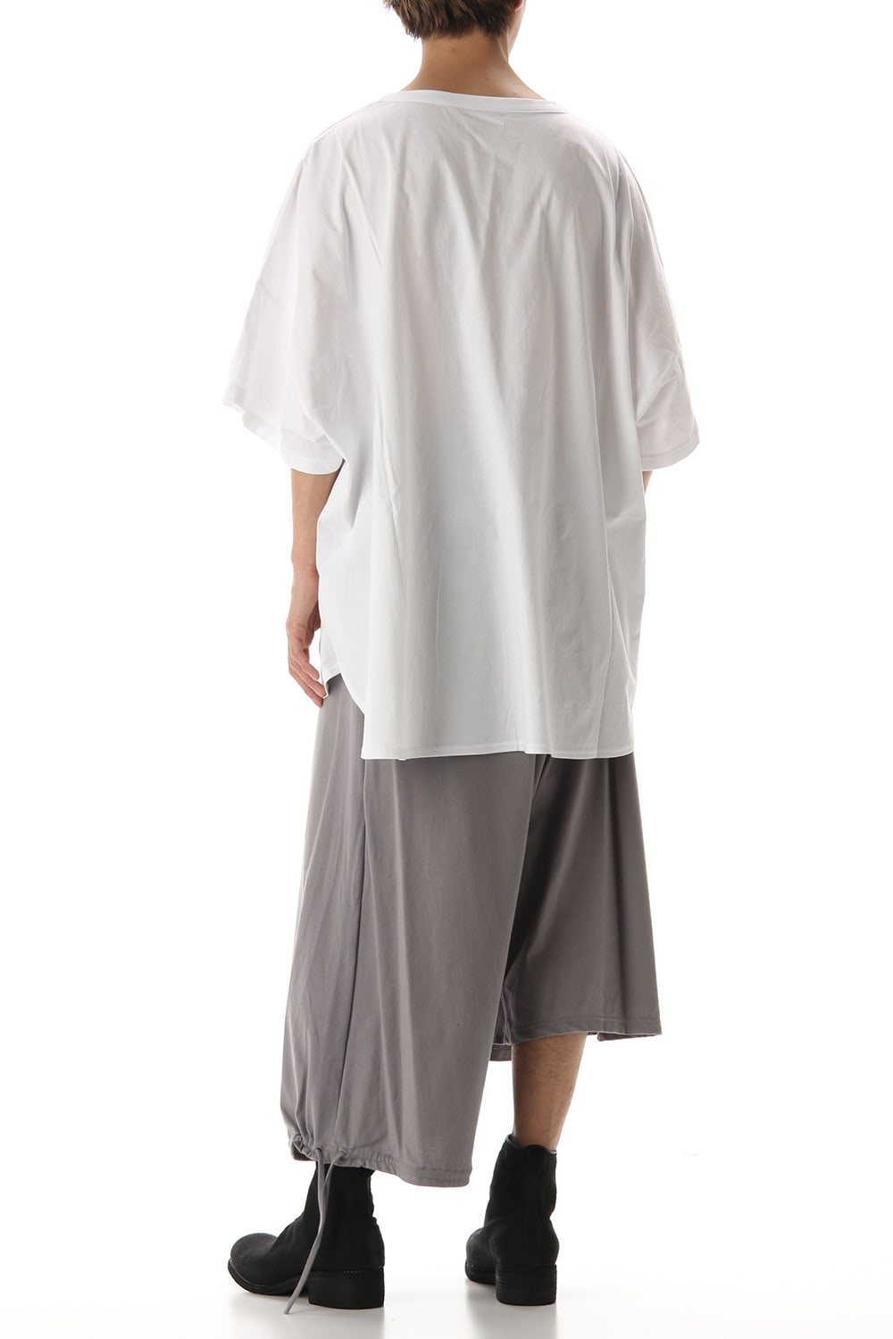 Asymmetry Balloon Pants Gray