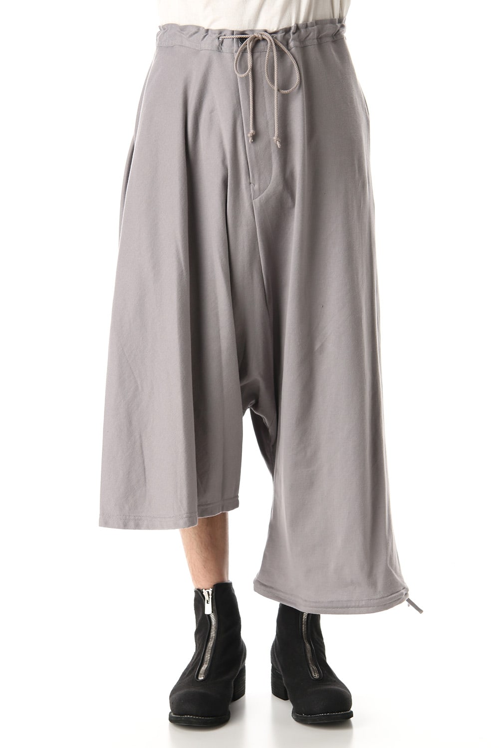 Asymmetry Balloon Pants Gray