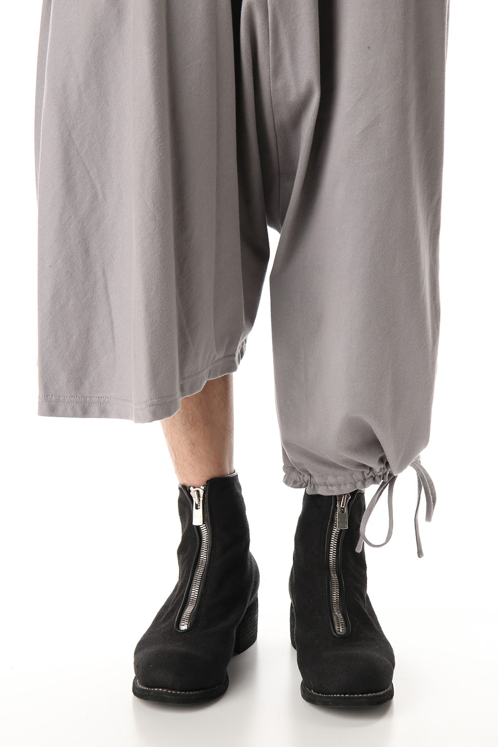 Asymmetry Balloon Pants Gray