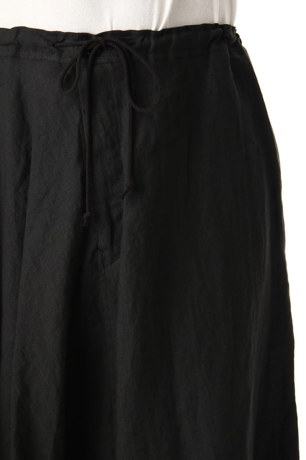 Asymmetry Balloon Pants Black