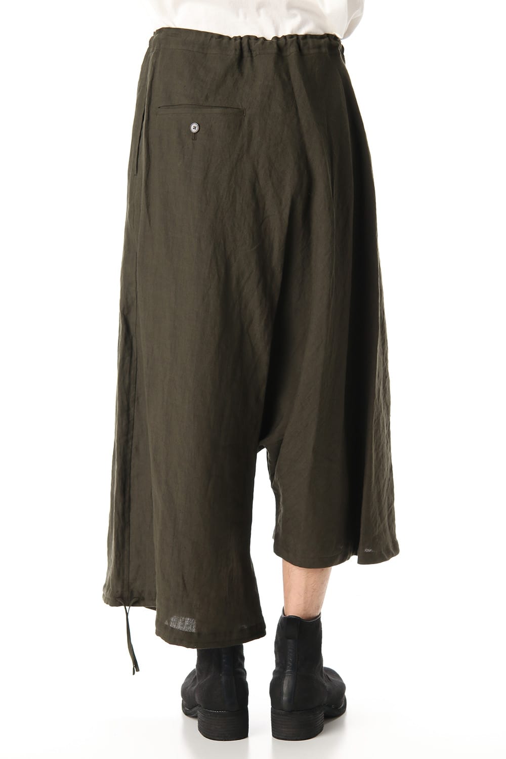 Asymmetry Balloon Pants Khaki