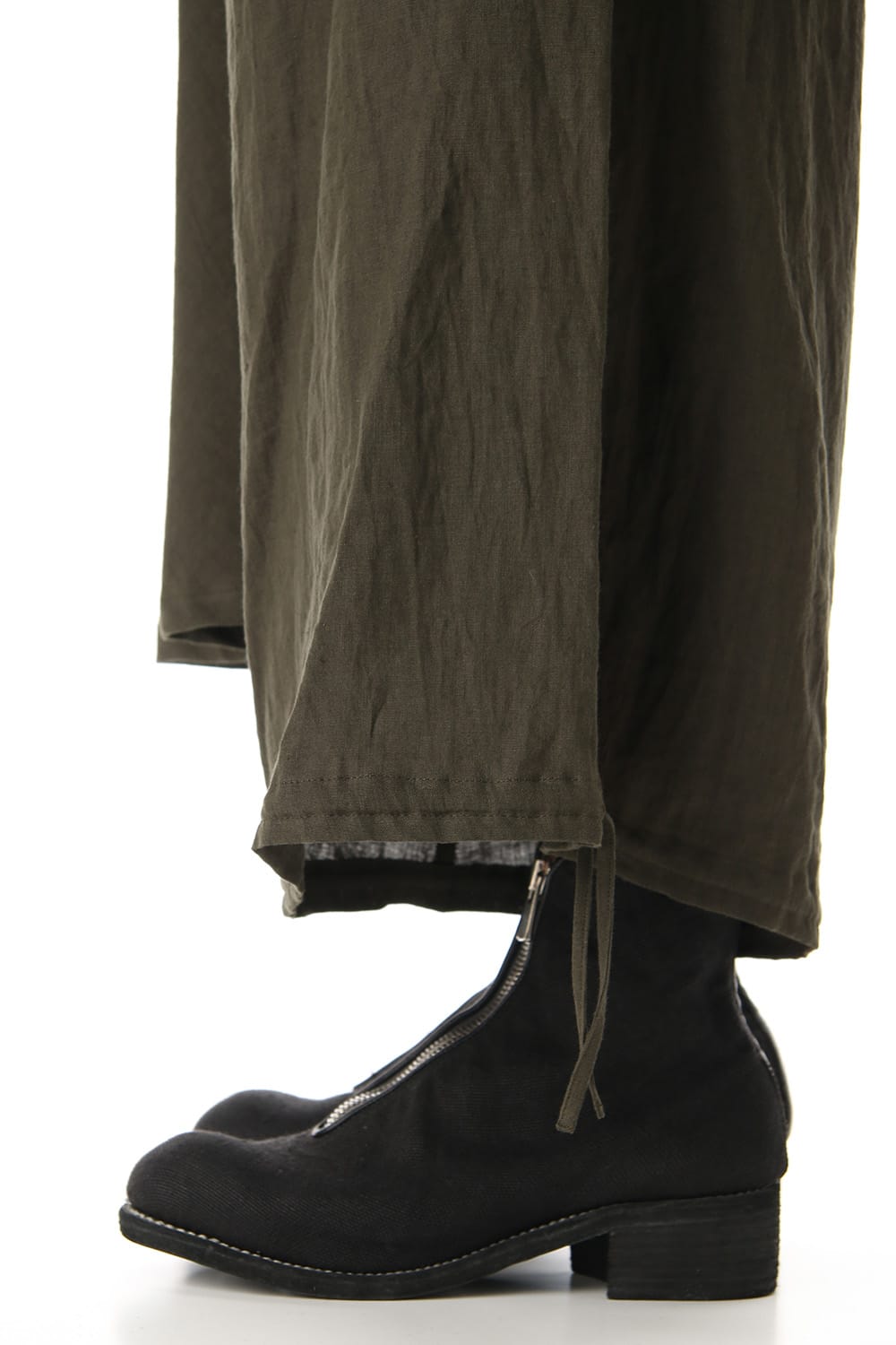 Asymmetry Balloon Pants Khaki