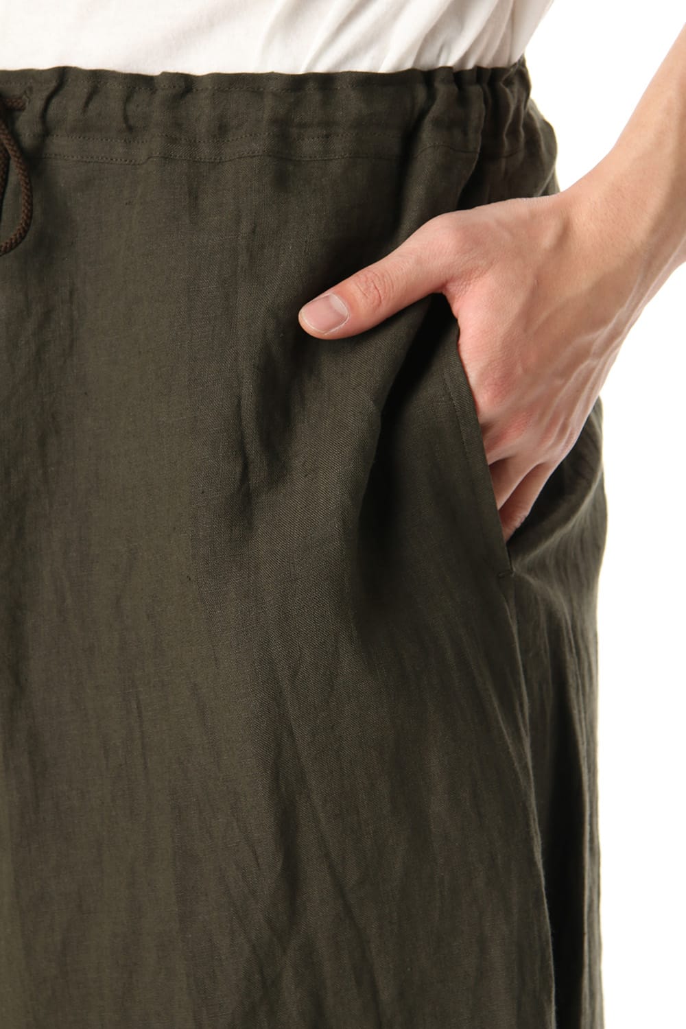 Asymmetry Balloon Pants Khaki