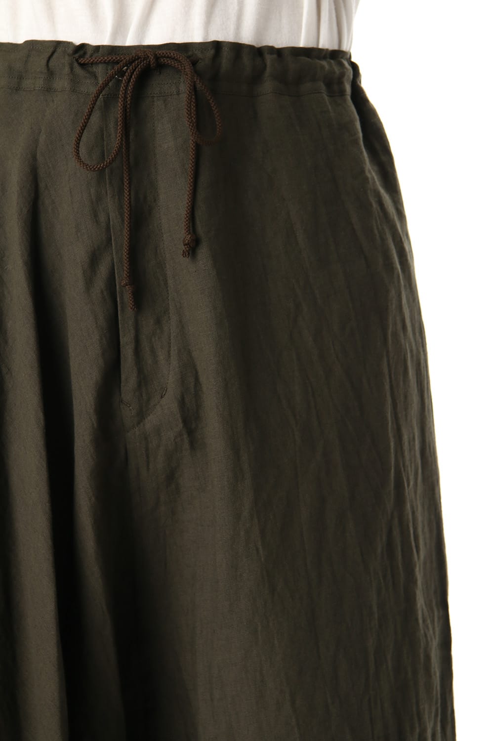 Asymmetry Balloon Pants Khaki