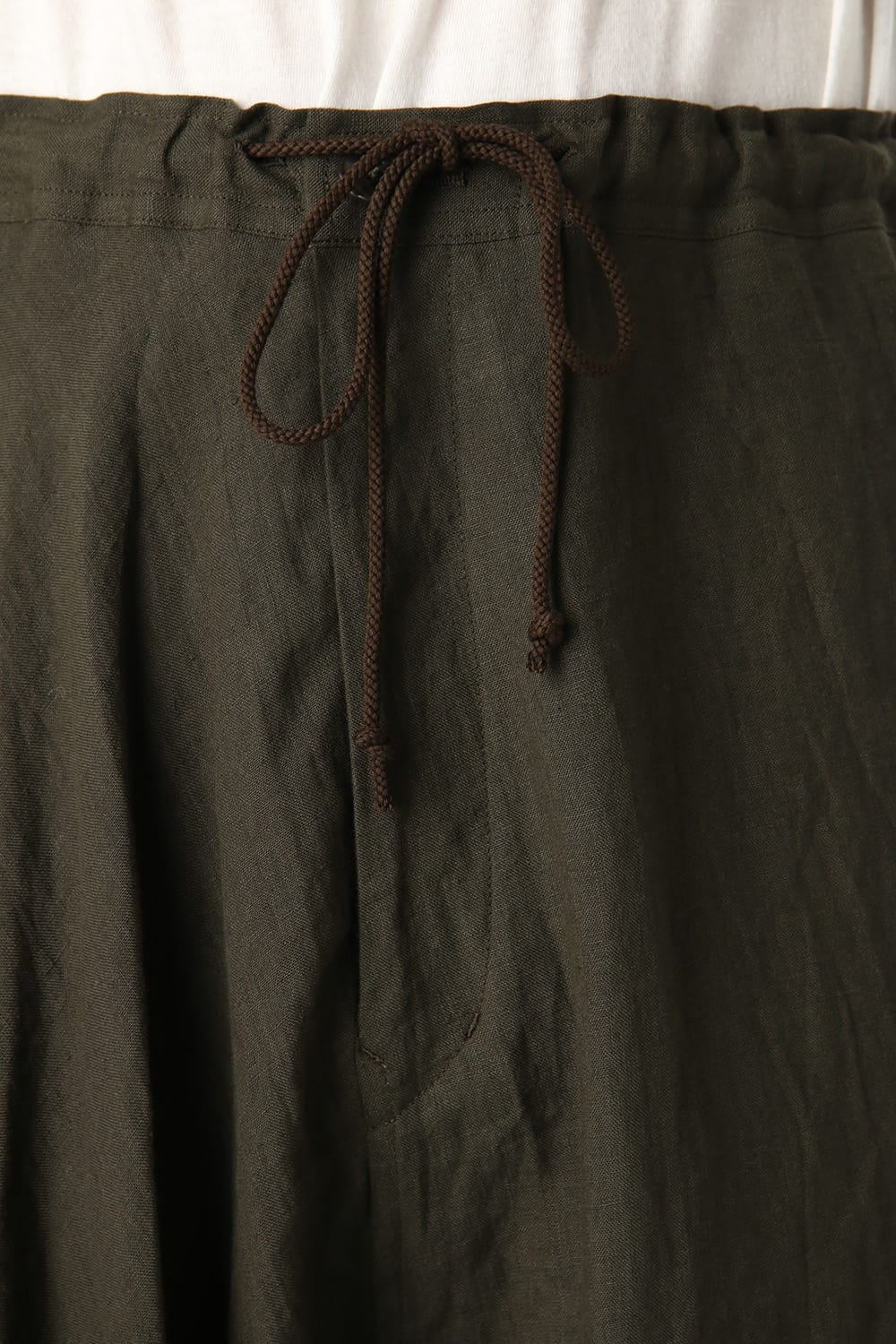 Asymmetry Balloon Pants Khaki