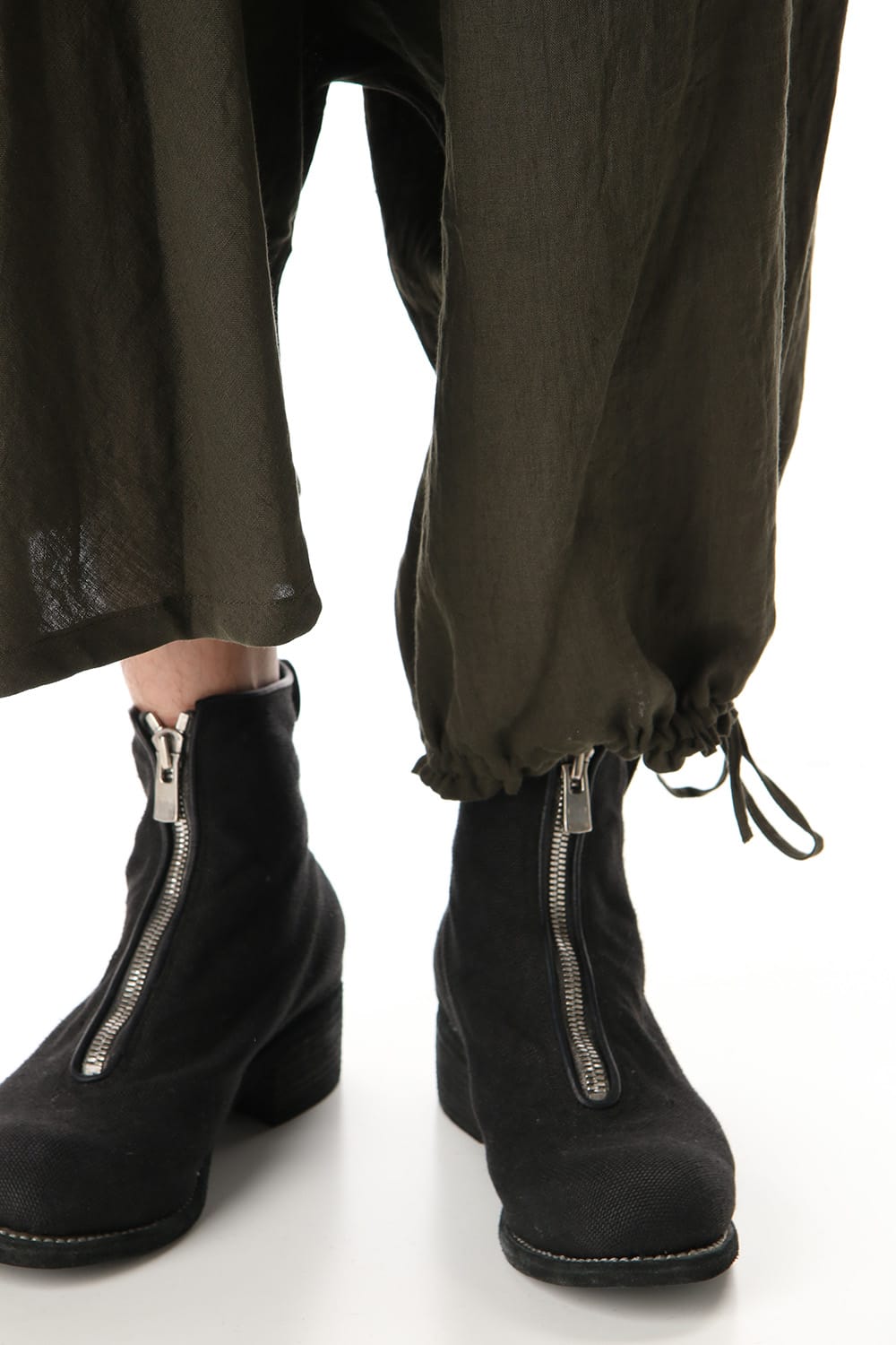 Asymmetry Balloon Pants Khaki