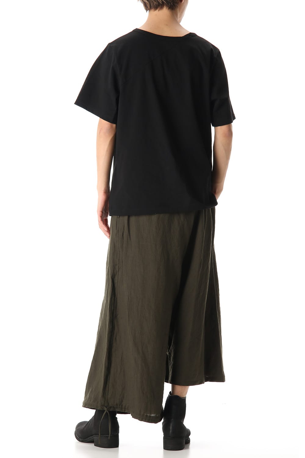 Asymmetry Balloon Pants Khaki