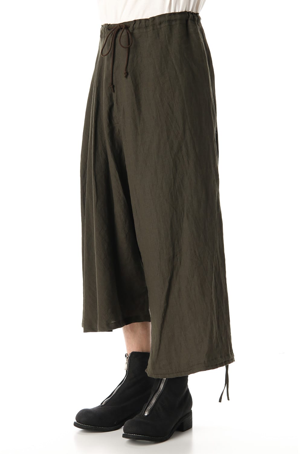 Asymmetry Balloon Pants Khaki