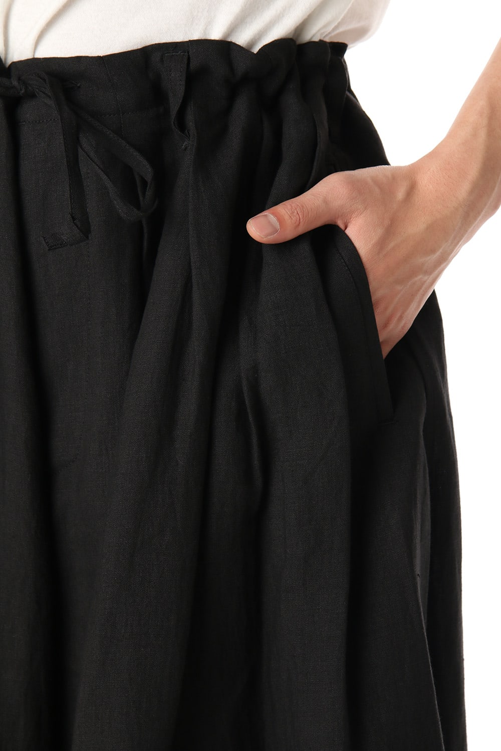 Slit Balloon Pants Black