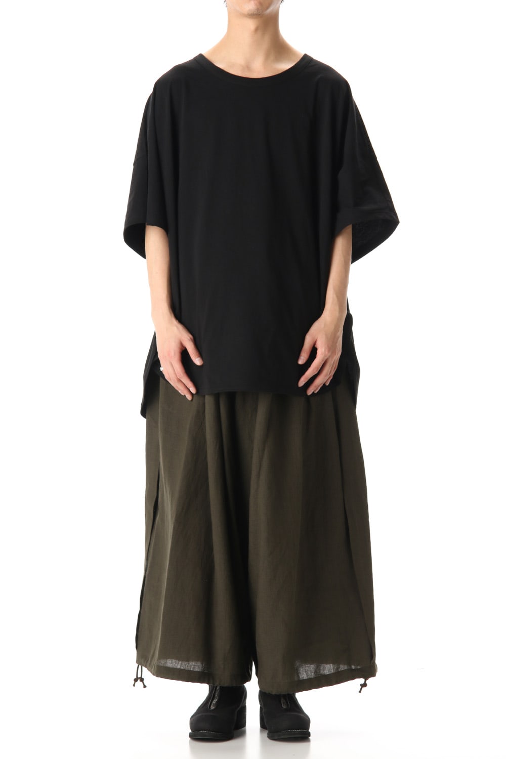 Slit Balloon Pants Khaki