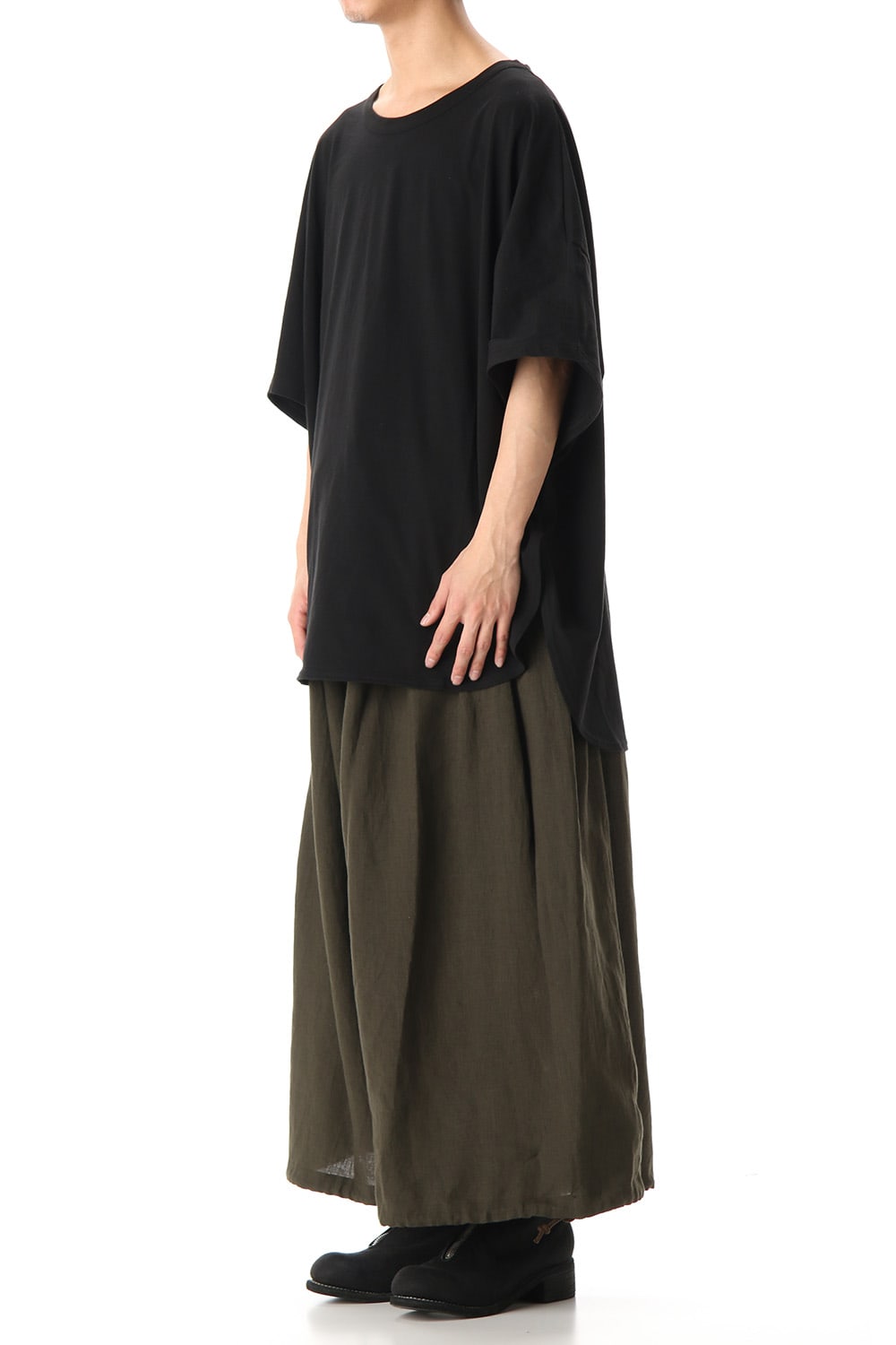 Slit Balloon Pants Khaki