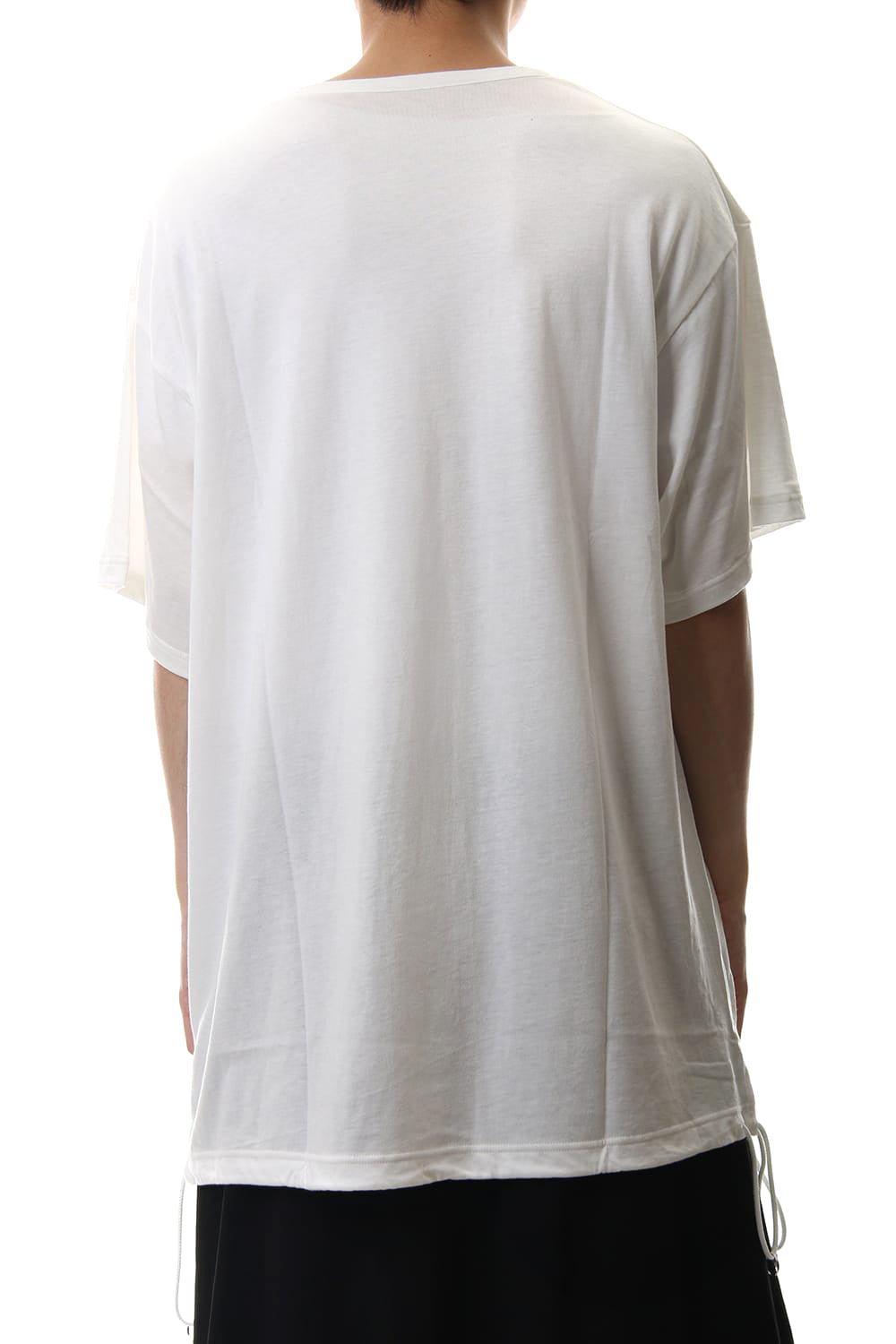 A Tied Big Cut Sew White