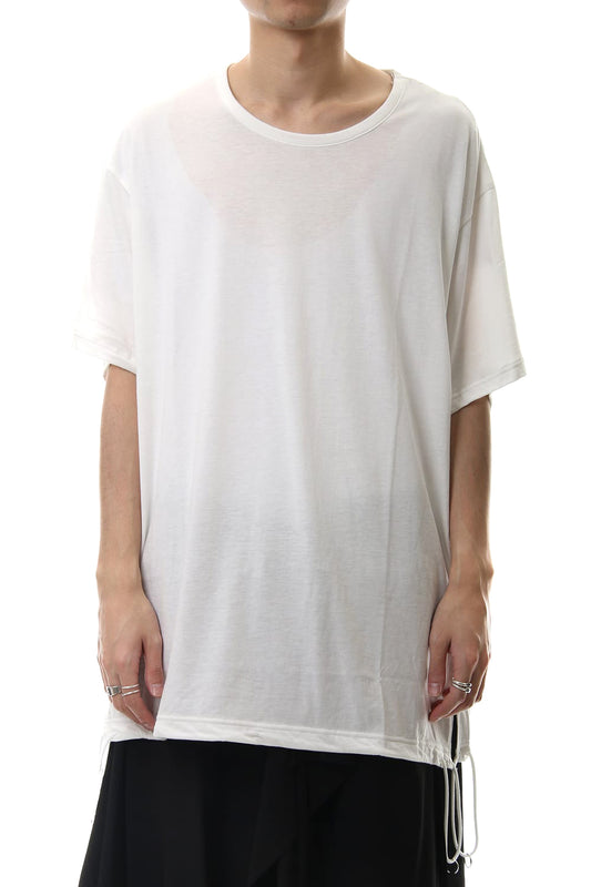 A Tied Big Cut Sew White