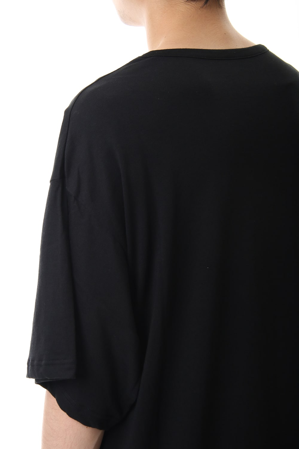 A Tied Big Cut Sew Black